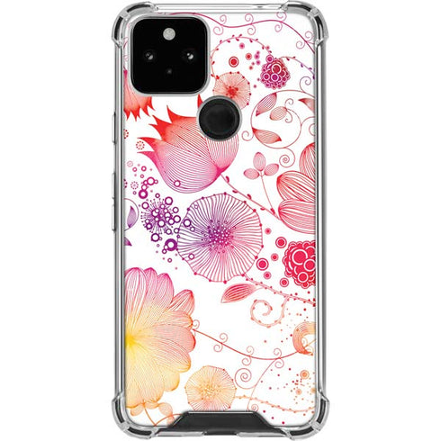 Elegant Flowers Google Pixel 5 Clear Case
